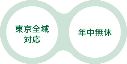 東京全域対応 / 年中無休